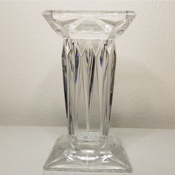 PartyLite Other - PARTYLITE Reversible Quad Prism  Pedestal Crystal Candle Holder Floral Vase